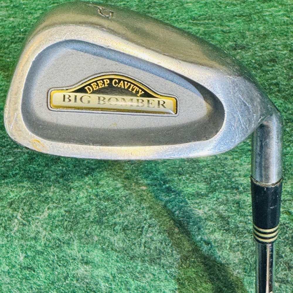 Big Bomber Deep Cavity Pitching Wedge Mens RH 36.5 In Reg Steel Silver Golf Club